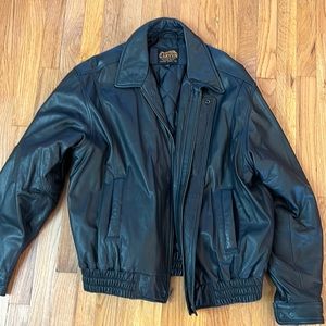 Bomber black jacket